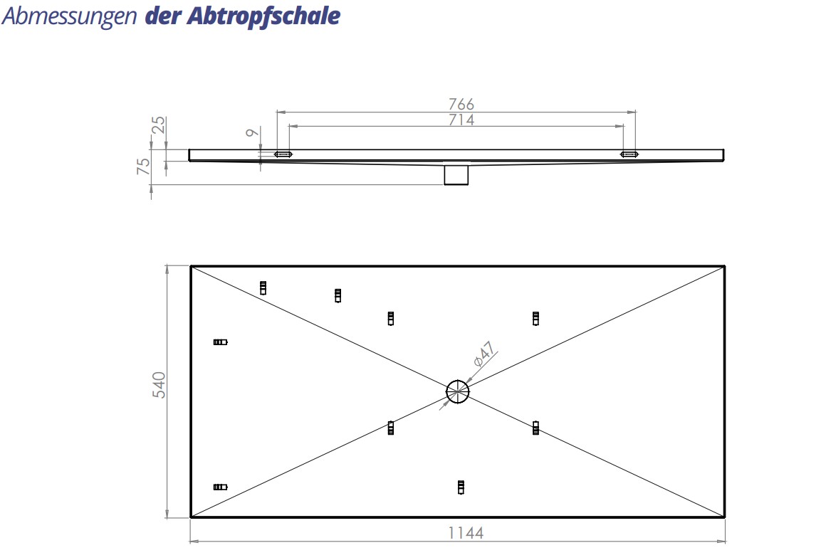 Abtropfschale